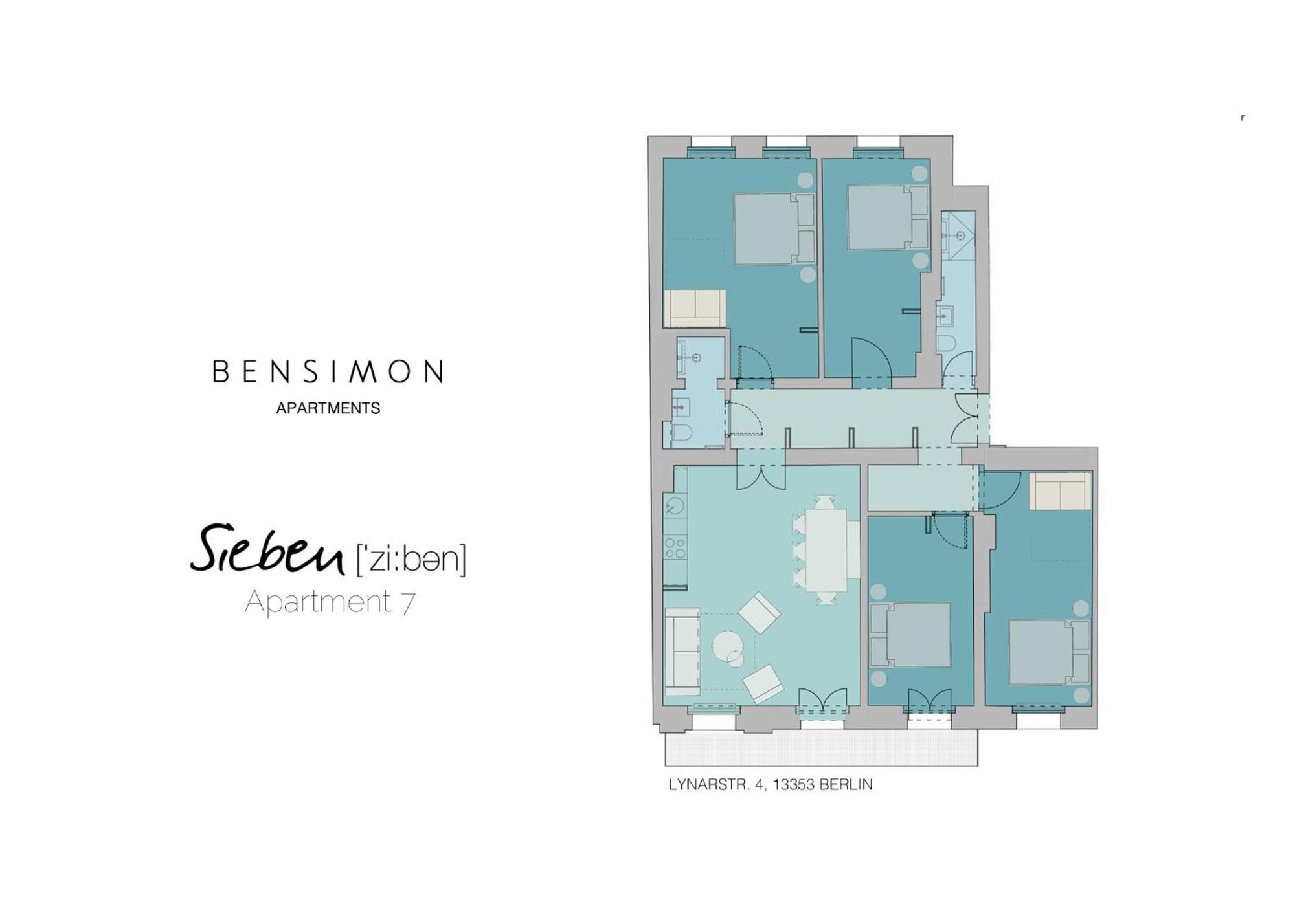 Bensimon Apartments Mitte/Wedding Berlín Pokoj fotografie