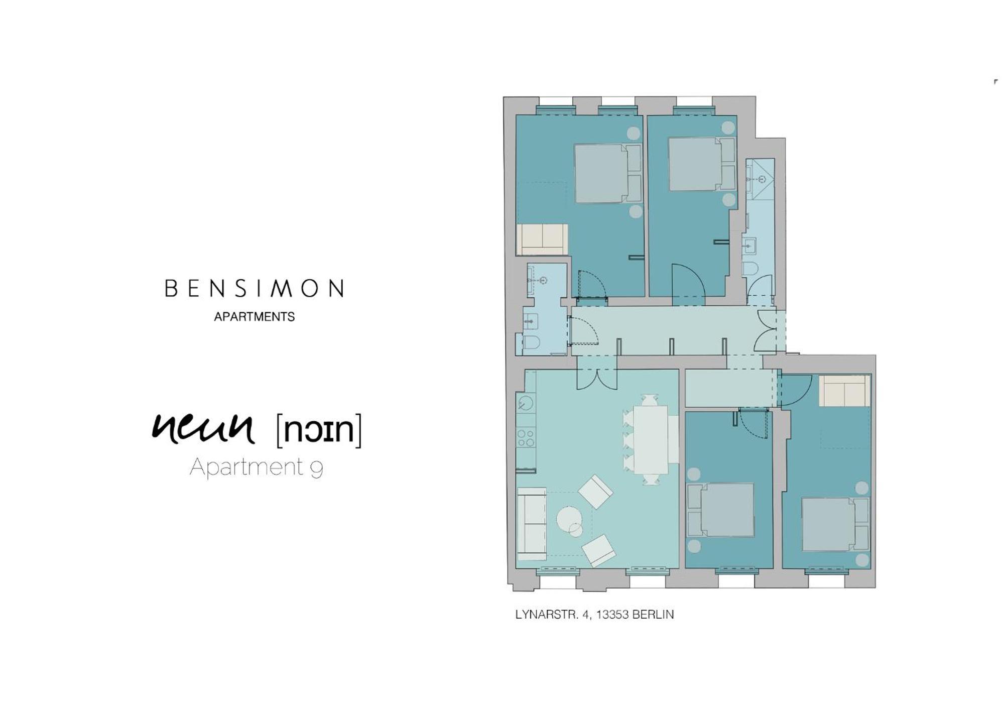 Bensimon Apartments Mitte/Wedding Berlín Pokoj fotografie