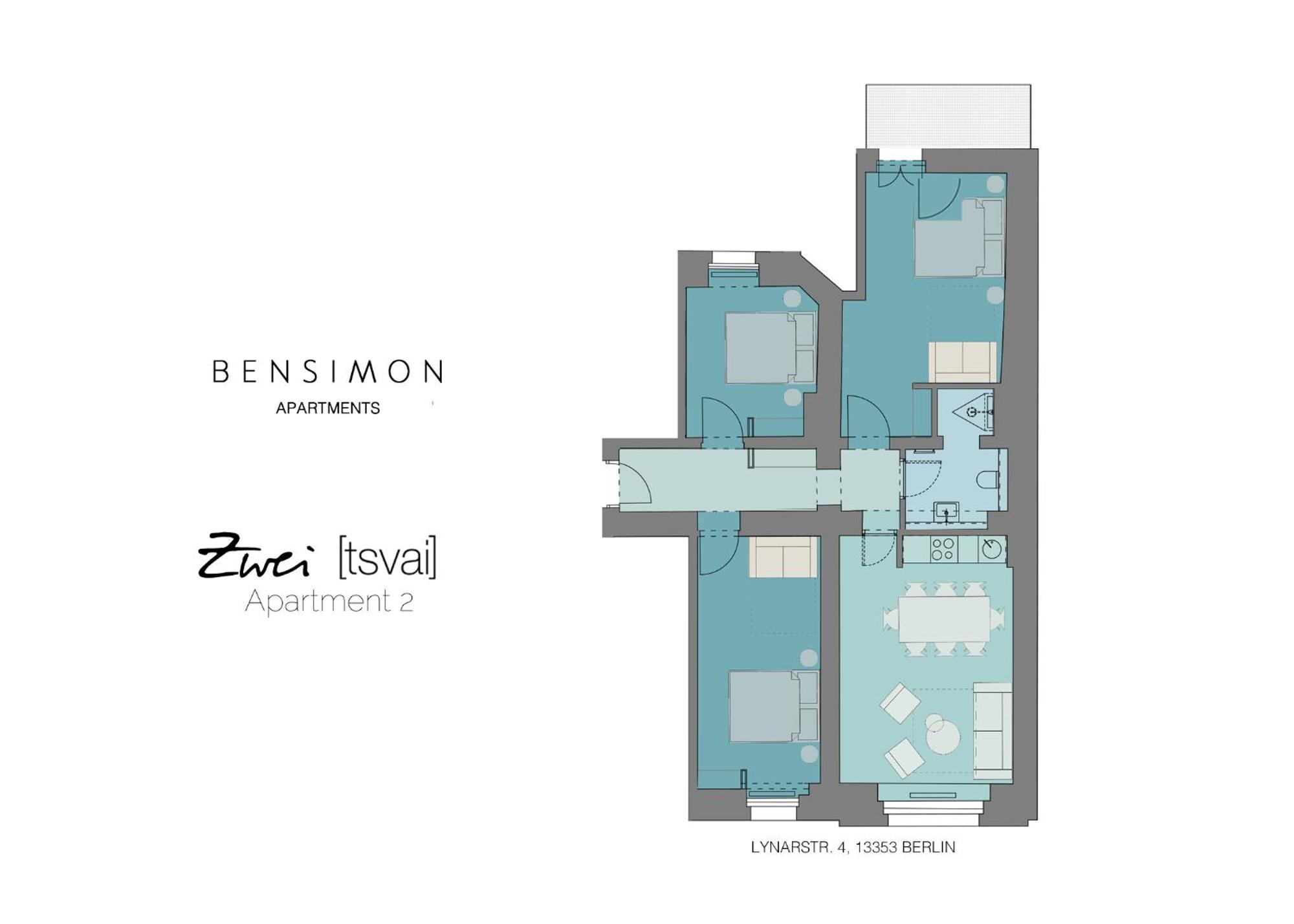 Bensimon Apartments Mitte/Wedding Berlín Pokoj fotografie