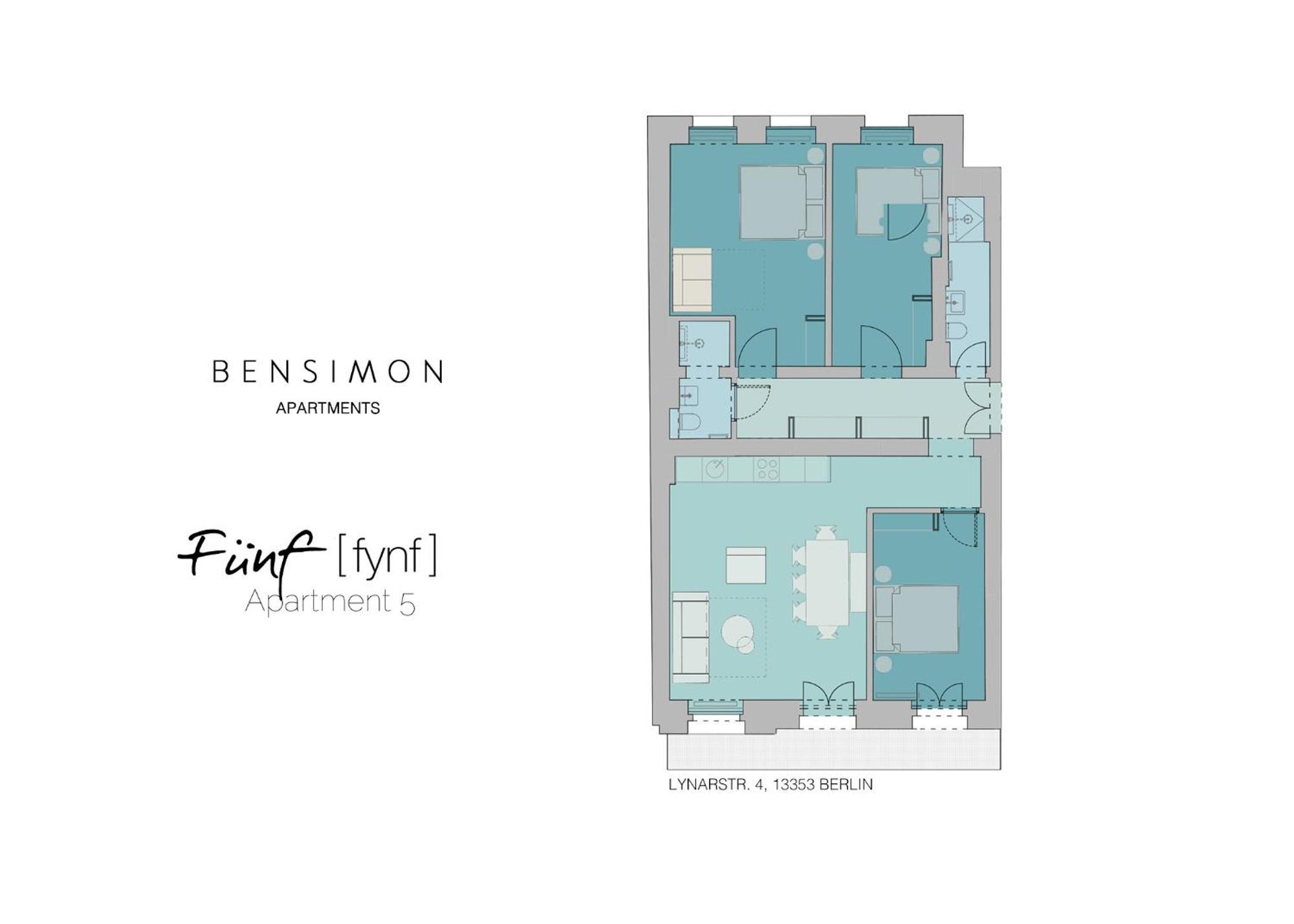 Bensimon Apartments Mitte/Wedding Berlín Pokoj fotografie